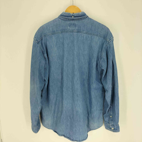 ジェイクルー J.CREW 90S 巨人タグ USA製 B.D. L/S デニム シャツ メンズ import:L